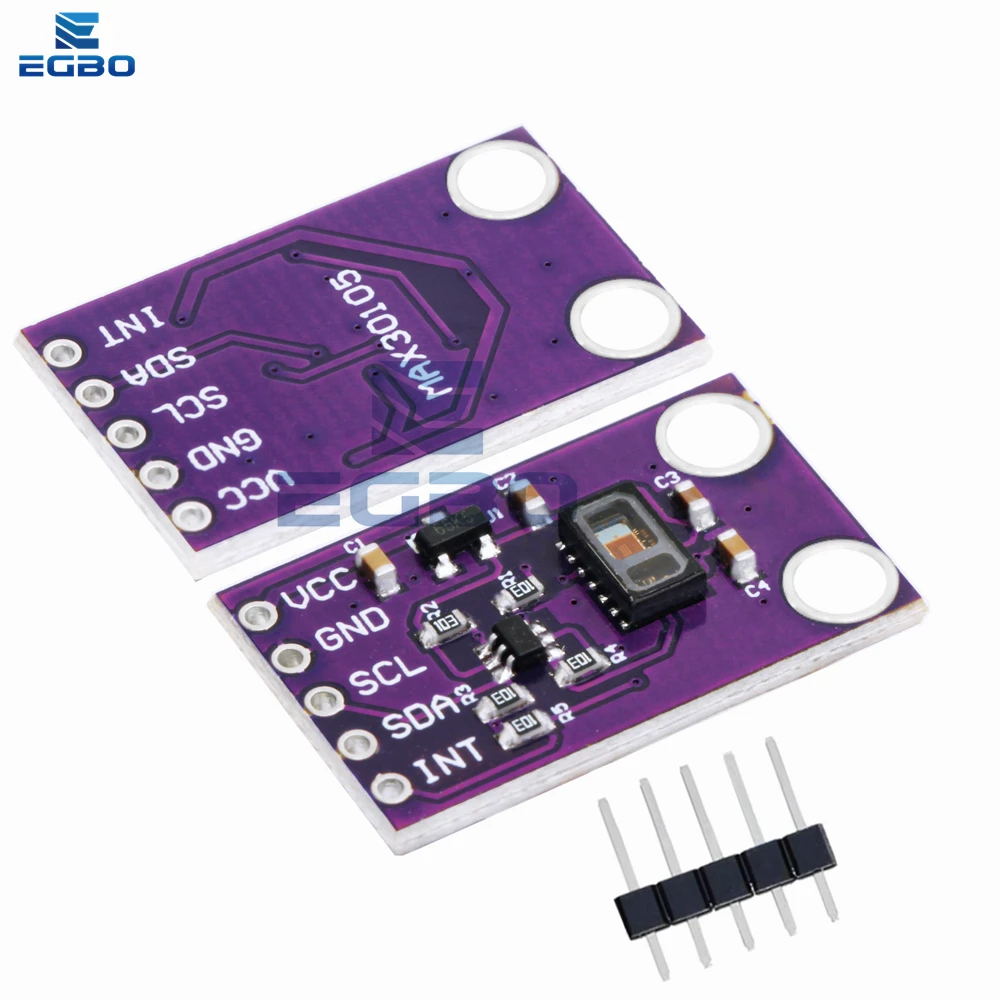 MCU-30105 MAX30105 – 5V DC Optical Sensor Module for Smoke, Particle, and Flame Detection Compatible for Arduino and STM