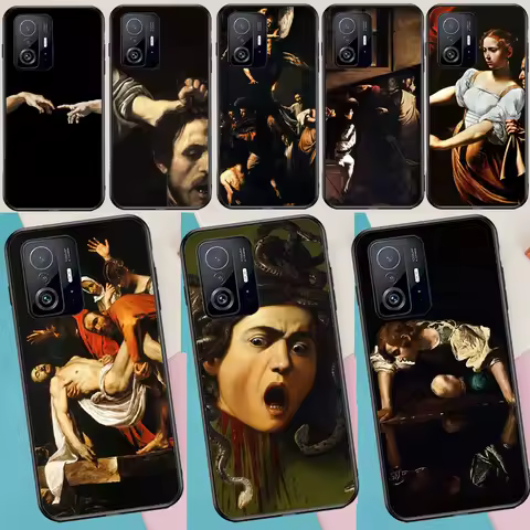 Caravaggio Paintings Case For Xiaomi 15 14 13 Ultra 11T 12T 13T 14T Pro POCO X7 Pro X3 X5 X6 M6 F5 F6 Pro Cover