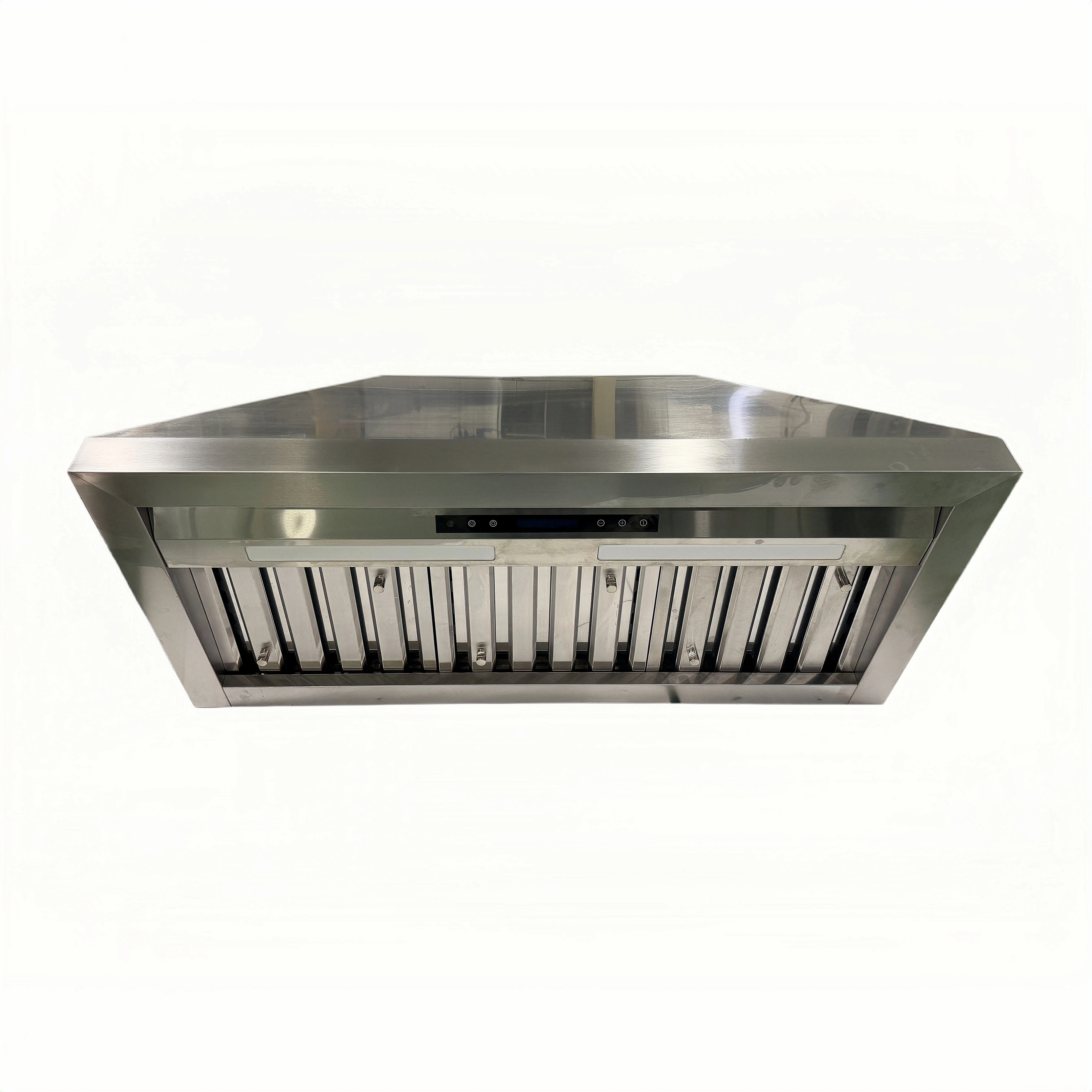 

48 Inch 1800CFM Electric Stainless Steel BBQ Hood Dual Motor Baffle Filter Remote Touch LED 3-Speed 15-Minute Auto Timer