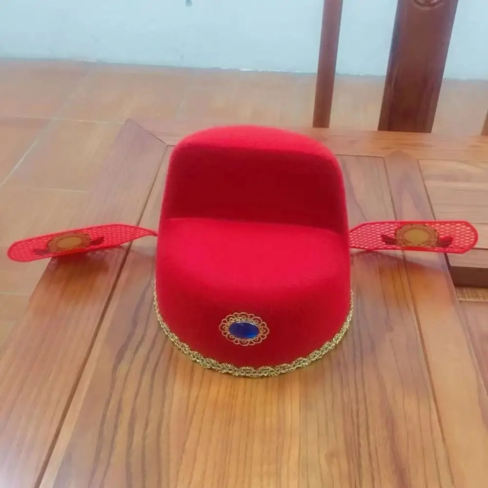 الدعامة الأطفال قبعة الثقافة الصينية أوبرا قبعة رقم واحد قبعة الباحث النمط الصيني قبعة Hanfu اكسسوارات قبعة الشاش الأسود #6