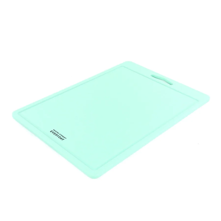 Everyday 18x13 Inch Plastic Cutting Board in Blue