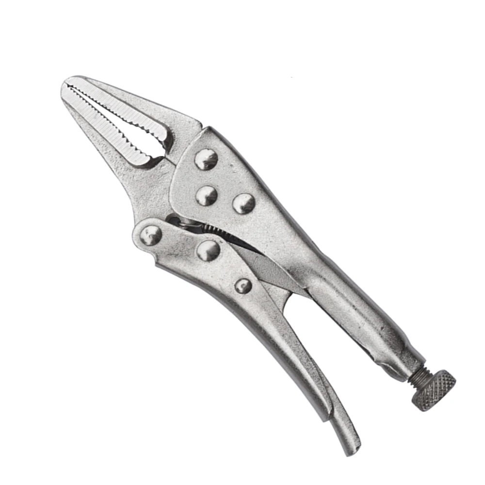 MacWork 5 in. Long Nose Locking Pliers Mini Locking Pliers 5 Inch Locking Pliers For DIY Hand Repair Tools