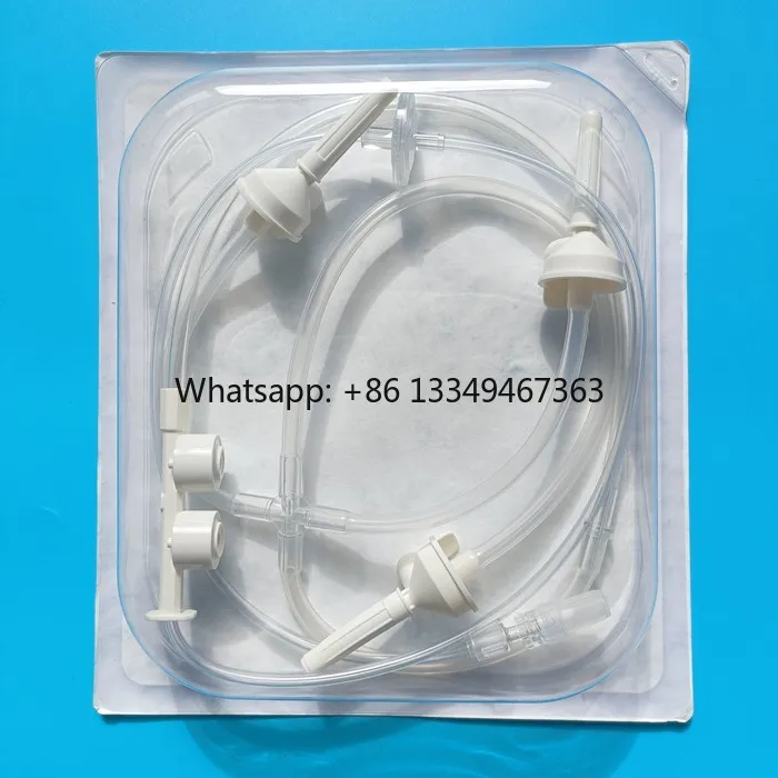 Pump Hose Tubing X-way Model 807140/807150 Medical Grade PVC 150cm Fixed Male/Female Luer Adaptors CE Certified