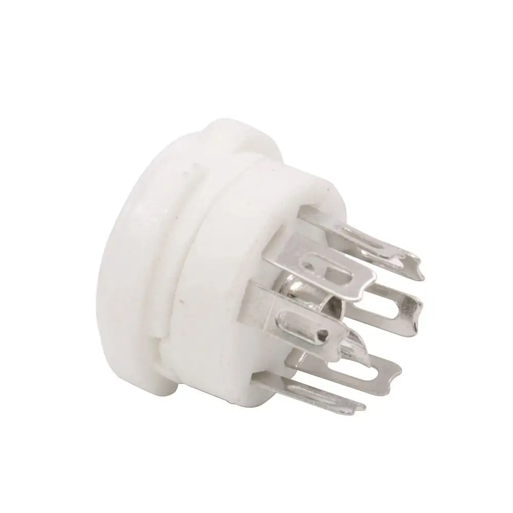7Pin B7G Tube Socket GZC7-F GZC7-F-G DIY PCB Mount Tin-Plated Valve Base for EAA91 EC92 6X4 EZ90 6Z4 EF95 Audio Amplifier view 5