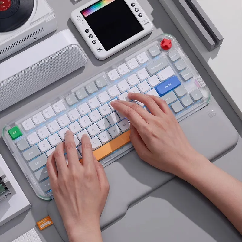 Hand Wrist Rest Panel Magnetic Suction Soft Memory Sponge Custom Ergonomic PU Leather Pads Wrist Office Keyboard Accessories