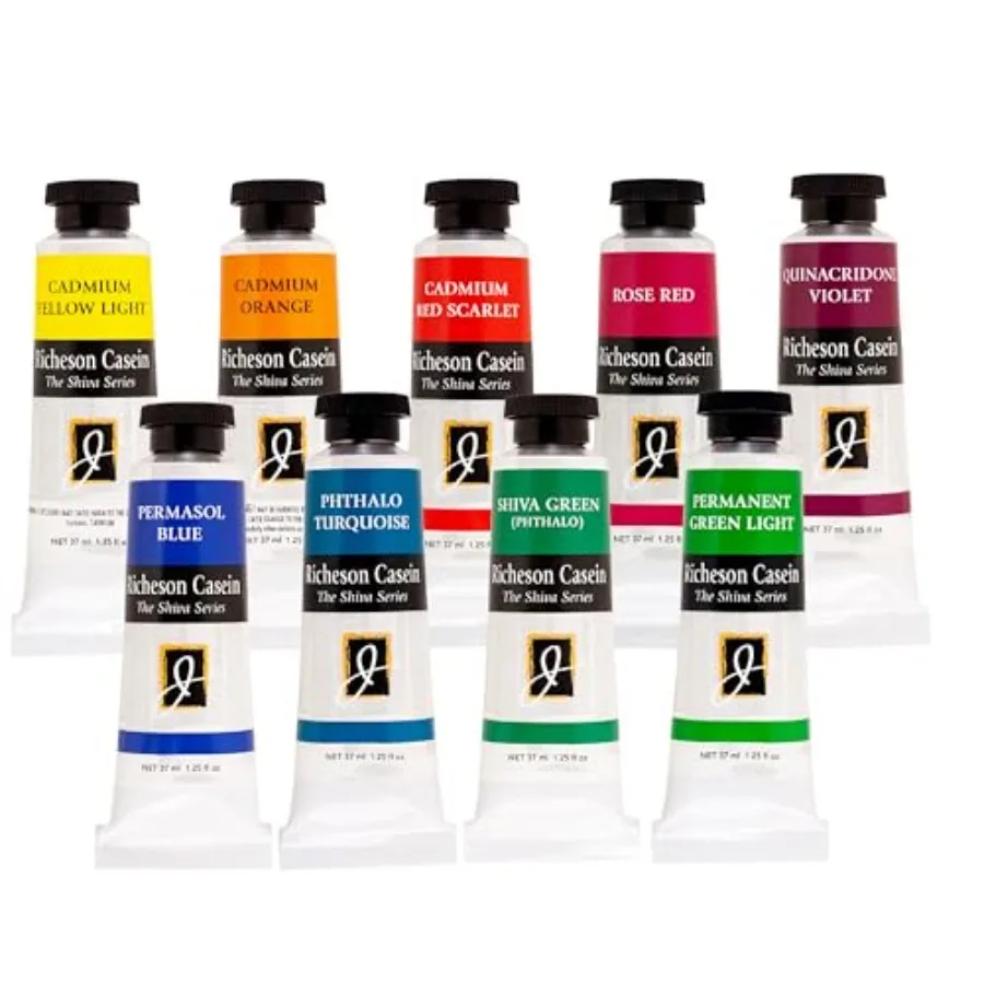 

Набор кейзиновых красок and Co Shiva Series для портретов / 9 цветов, высокая пигментация