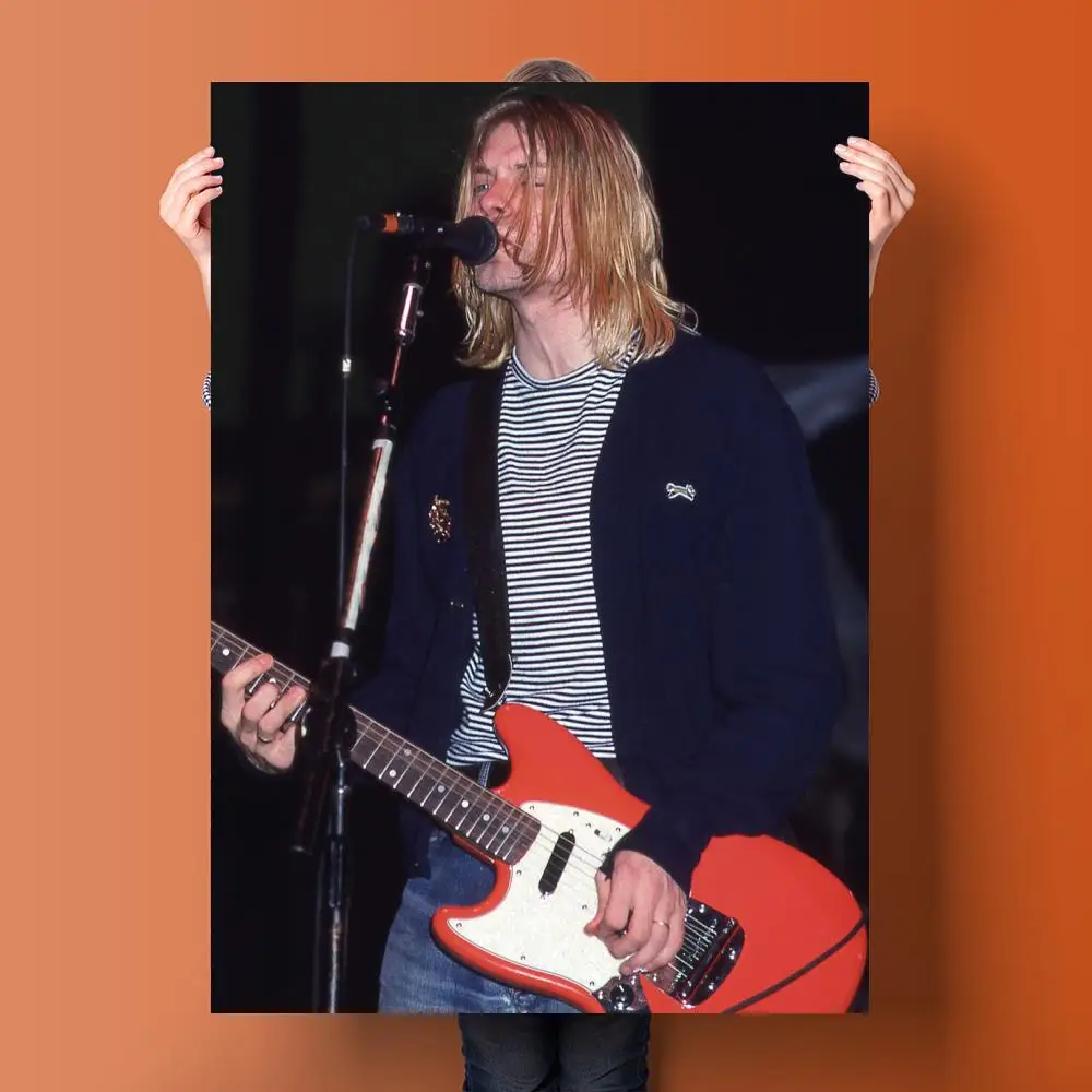 kurt cobain Poster Decorative Painting Canvas Poster Wall Art Living Room Posters Bedroom Painting