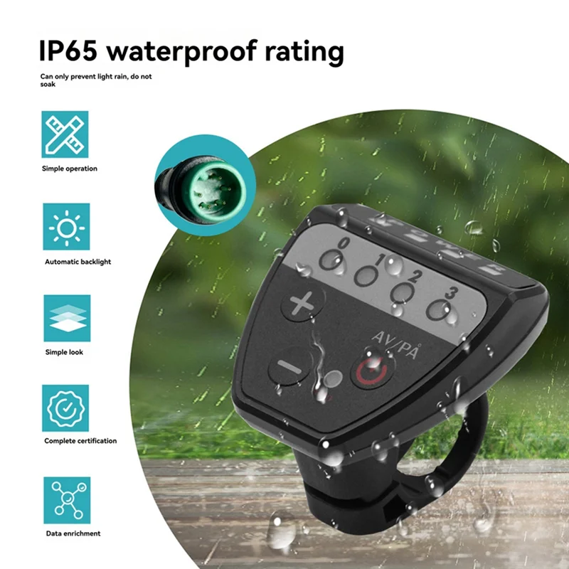 

A40Z-Electric Bicycle 36V48V LED G20 Meter Control Panel Display For Ebike 5 Pin Waterproof Plug Connector