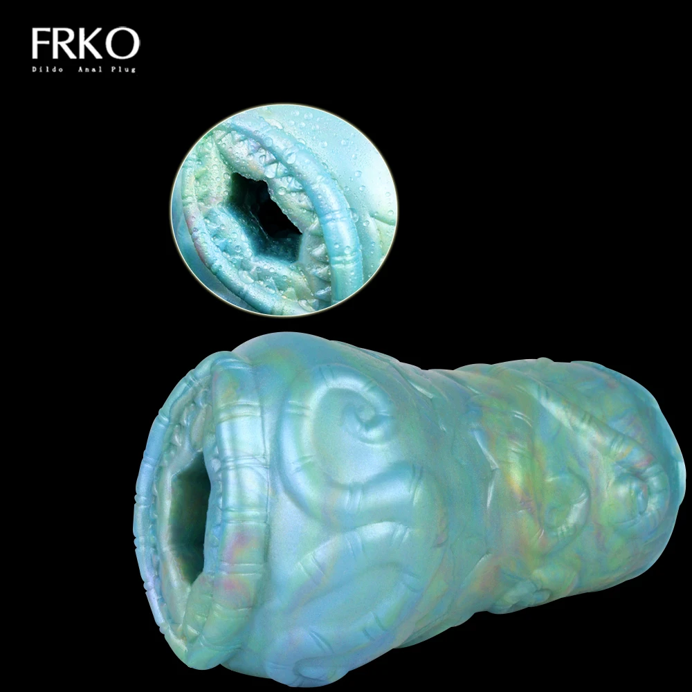 

FRKO Octopus Animal Male Masturbation for Men Silicone Deep Real Vaginal Pocket Pussy Masturbator Doll Cup Sex Tools for Man 18+