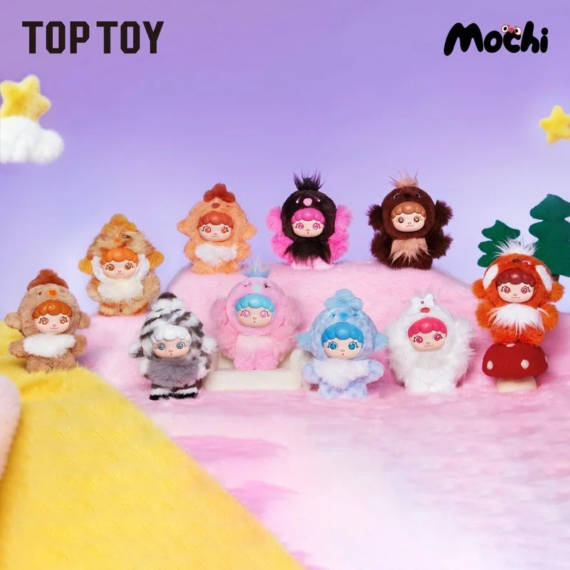 

TOPTOY Official Mochi Little Monster Series Vinyl Plush Blind Box Kawaii Trendy Cute Figure Desktop Decoration Lovely Kids Gifts