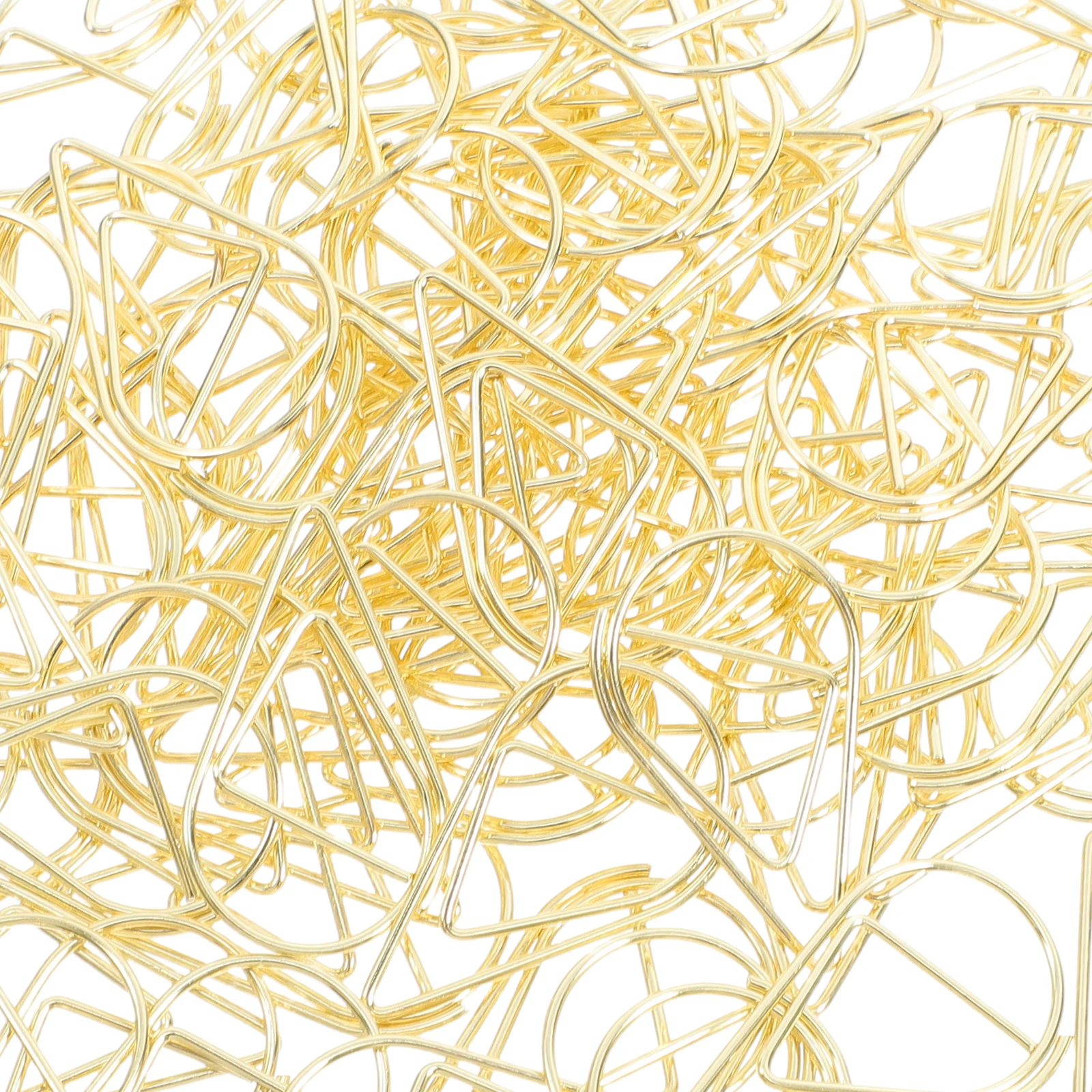 دمعة ورقة كليب 100 قطعة الذهب ملف معدني المشابك أصحاب المستندات الإبداعية مكتب اللوازم المدرسية القرطاسية التنظيمية #2