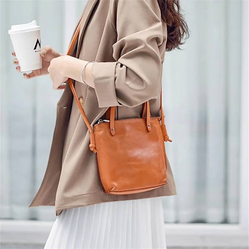 

Weekend outdoor daily party genuine leather ladies cute small handbag casual designer luxury real cowhide women's shoulder bag