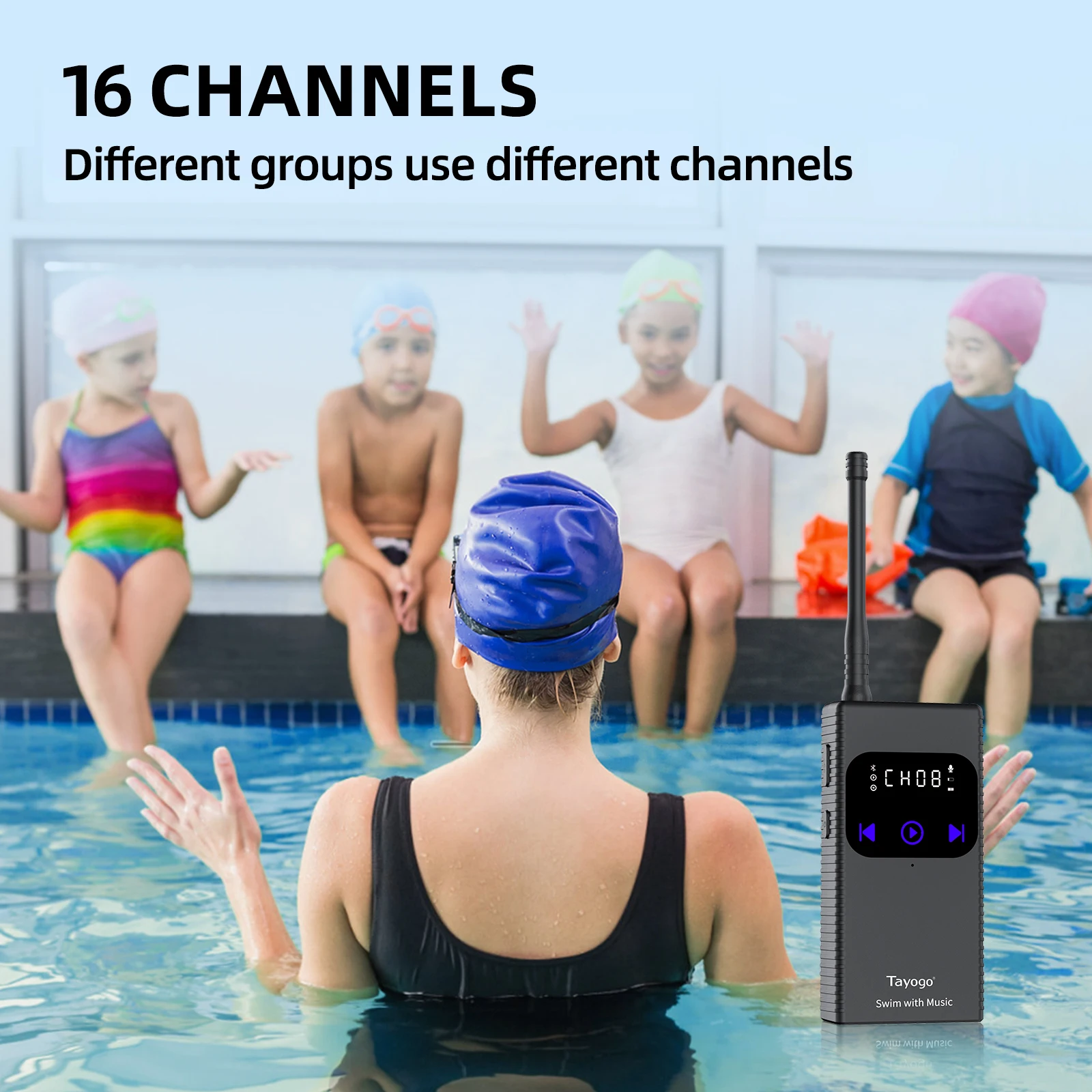 سماعات رأس للسباحة مقاومة للماء لسماعات الأذن اللاسلكية Spotify Music لا تتطلب تنزيل MP3 للسباحة