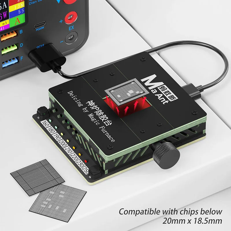 Maant SL2 piattaforma di riscaldamento CPU stazione di sgommatura magica per telefono cellulare IC CPU riscaldamento rimozione colla rimozione