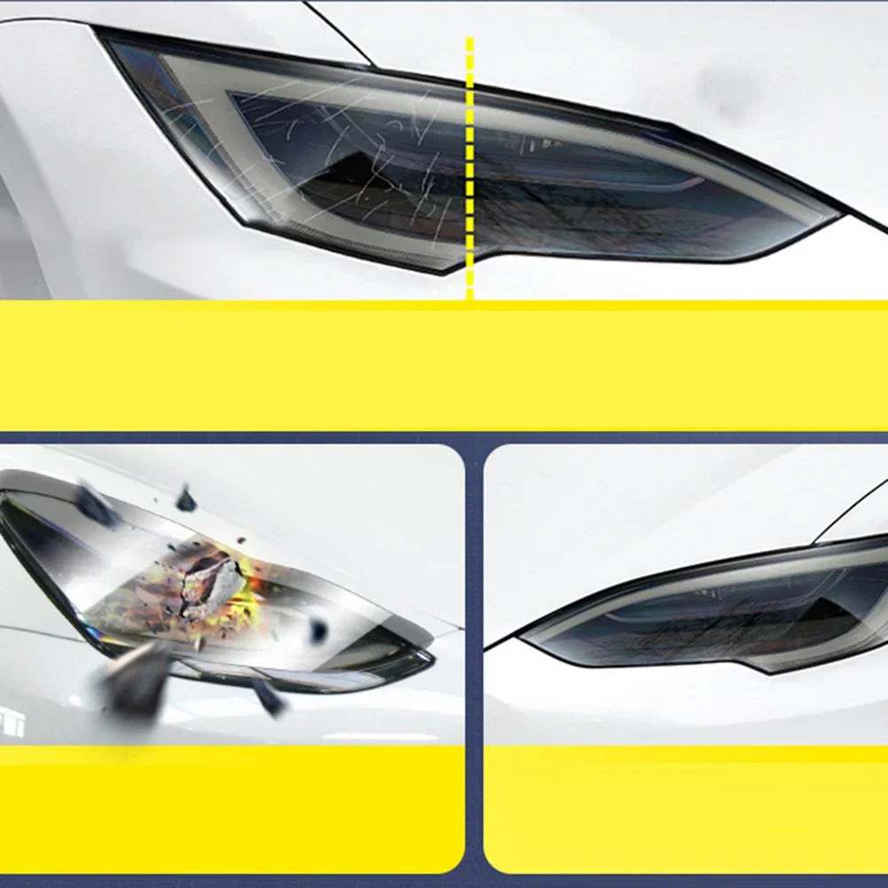 

Sticker Protect Film Headlamp Headlight Pair Replacement Vehicle 2pcs Accessories Decor For Tesla Model 3/Y/X/S