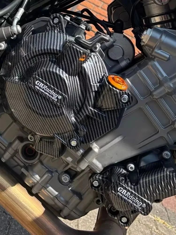 GB Racing Motorschutzabdeckung für 790R 890R DUKE 790 DUKE 890 2018-2023, Schutzabdeckung für Lichtmaschine, Kupplung und Pumpe, Zubehör