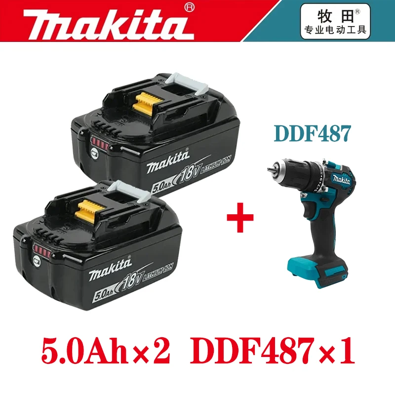 100% originele 18V Makita vervangende lithiumbatterij 5Ah 6Ah 9Ah Makita batterij BL1840 BL1830B BL1850B BL1850 BL1860 BL1815