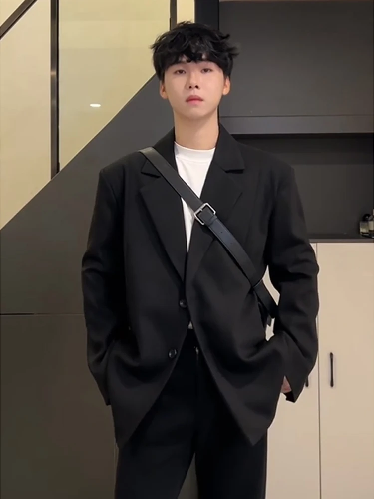 

Мужской повседневный пиджак Cleanfit в британском стиле, осенне-зимний, с подплечниками, утепленный флисом, свободного кроя, размер S