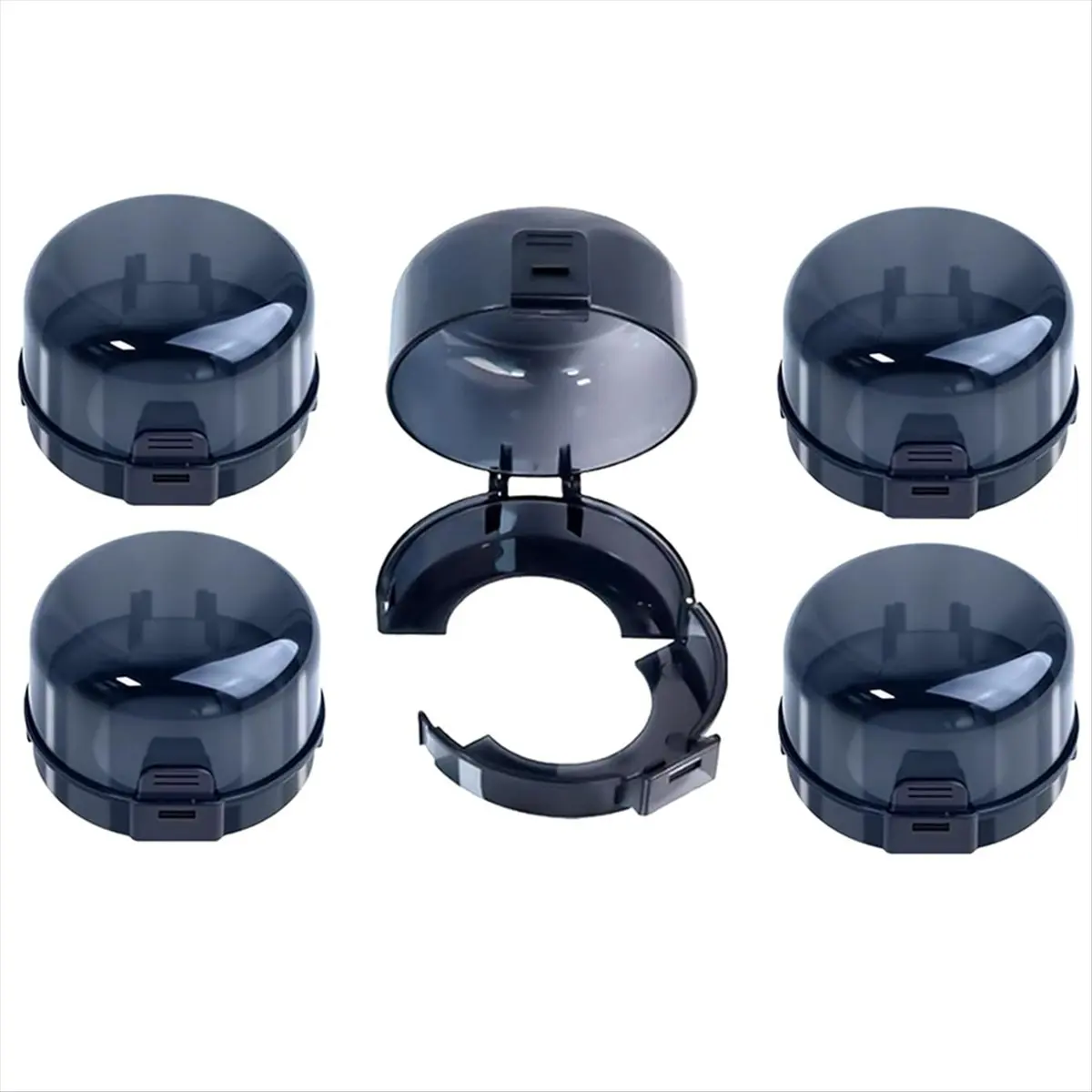 [TOP SALE] Stove Knob Safety Covers - Child Oven Safety Knobs Guard Covers 5pcs Large Gas Stove Knob Cooker Protective