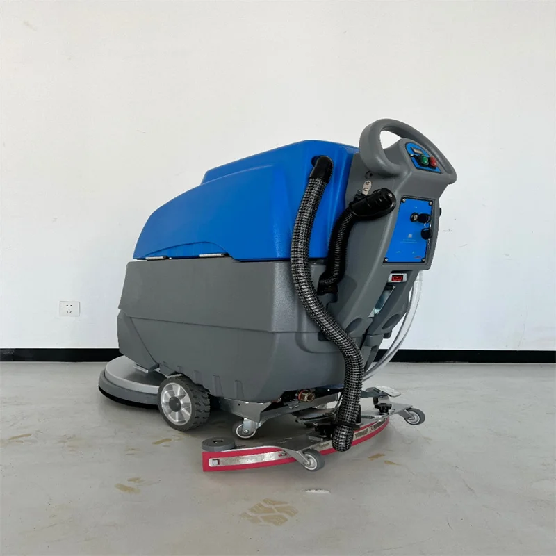 Lavatrice elettrica automatica per lavapavimenti per pavimenti con spinta manuale all'ingrosso in fabbrica in Cina