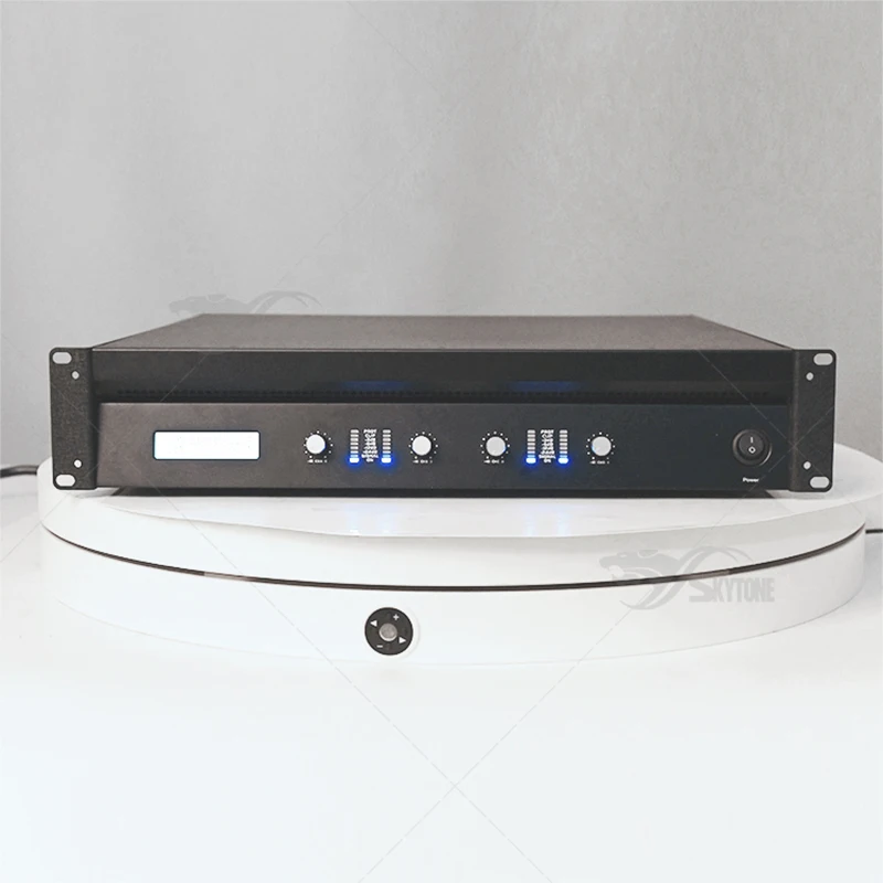2U 4 Channel Power Amplifier Class D Power Amplifier 10000W Professional Stage Speaker Amplifier