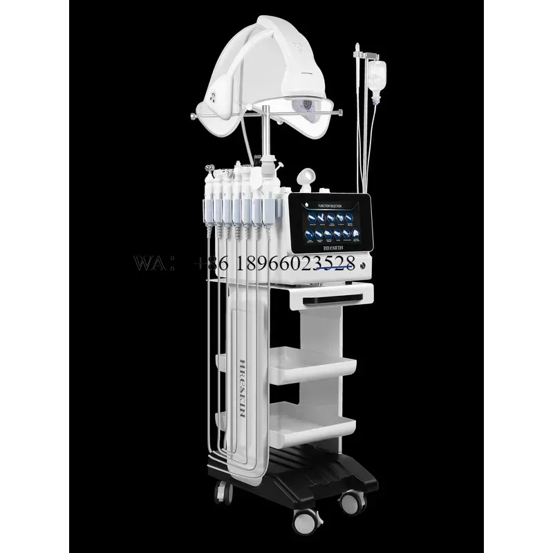 WMWMNU 11 in 1 Professional Care Facial Steamer Oxygen Mask for Face Beauty Treatment Device