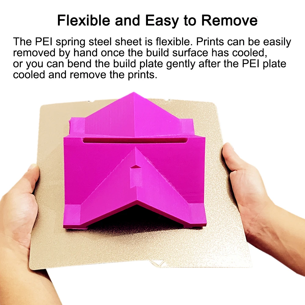 PEI Kobra S1 Двусторонняя рабочая пластина PEI Пружинный стальной лист Smooth PEO PET PEY для Anycubic Kobra S1 Combo S1C Пластина для парника