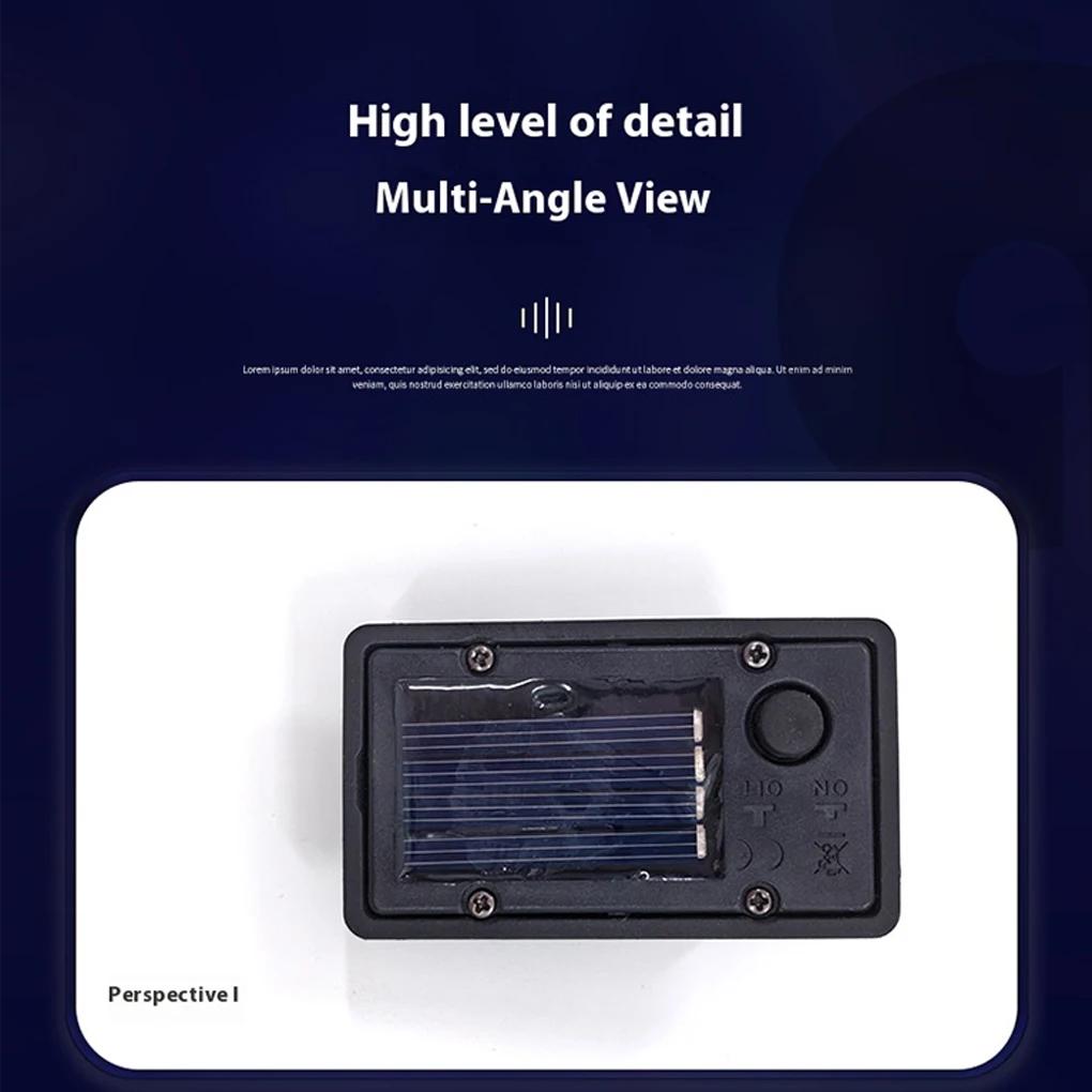 ABS Solar Lantern Light Replacement Parts Top For Garden Lights Replacement Solar Light Top