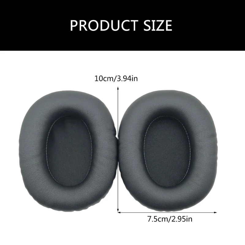 바라쿠다 헤드폰 이어 쿠션 귀마개 이어 커버 Dropship 용 교체 용 단백질 가죽 이어 패드 이어 패드