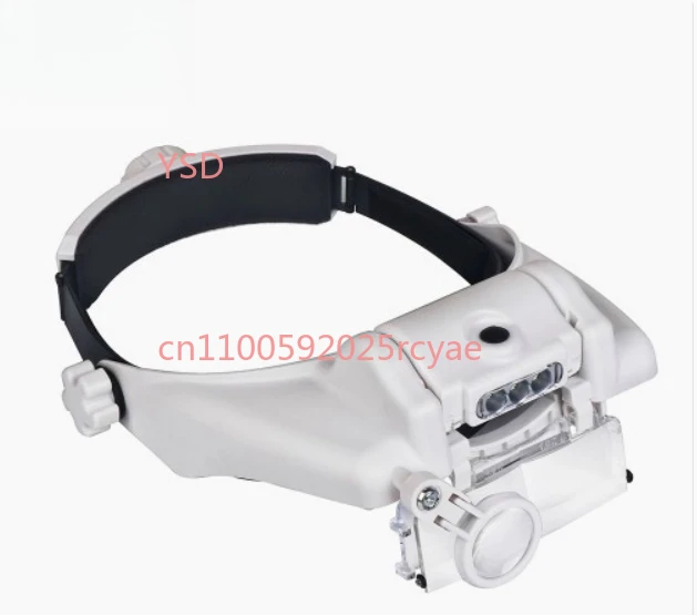 

Magnifying Glass Illuminated Magnifier Lamp Wearing Style 1.5x 2x 8x Headband Magnifying Glasses with Led Lights