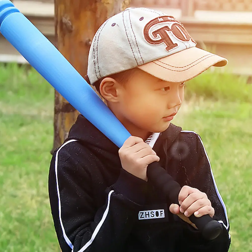 

2pcs Sponge Baseball Set Kids Baseball Practice Outdoor Sports Supplies Durable Safe Children Play Game For Backyard Home