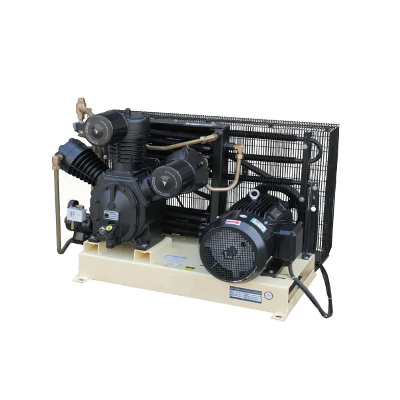 High Pressure 60bar Industrial Piston Booster Air Compressor 5.0m3/min 4 Cylinder 30KW Portable Low Noise 380V Screw Type CO2