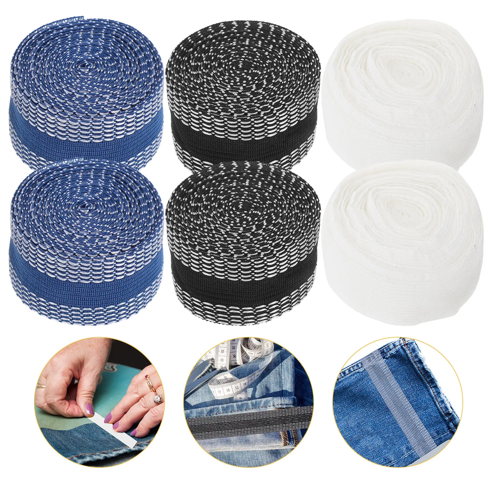 Hem Tape Fusible - 6 Rolls Hem Tape for Pants