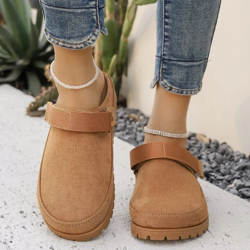 2025 New Autumn and Winter Two Wear Half Slippers Lazy Half Drag