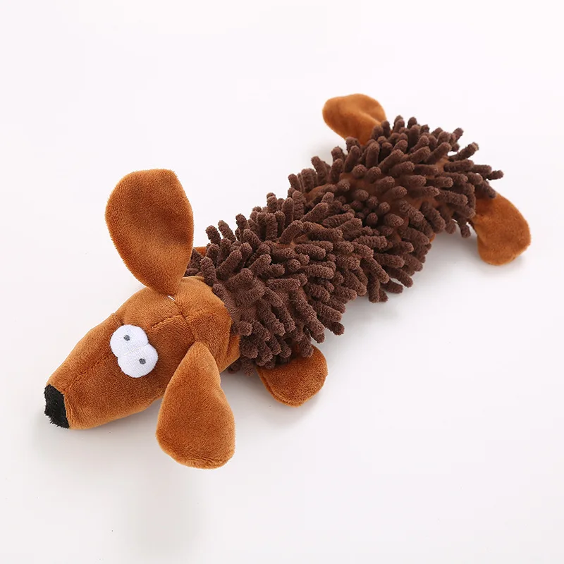 Pet Dog Plush Toy Animal Shape with Squeaky for Small Dogs  Puppy Chew Cleaning Toys  dog toy dog accessories