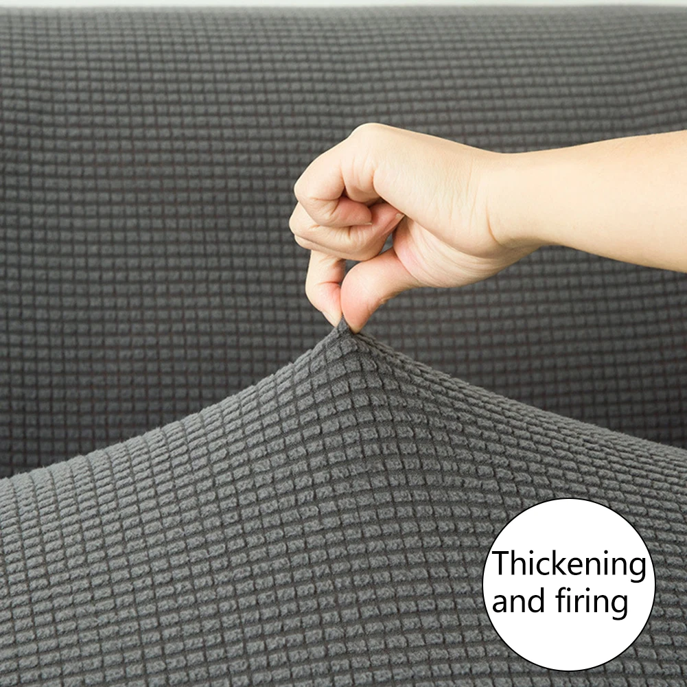 

Водонепроницаемый эластичный чехол для дивана, стильный дизайн с жаккардовым узором, подходит для диванов с размером от 145 до 185 см.