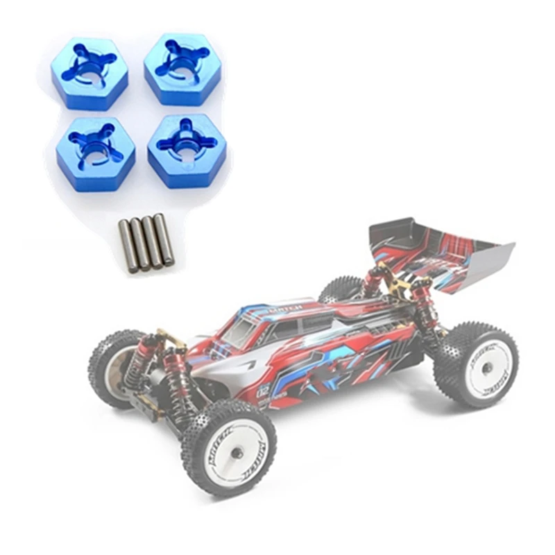 محول سداسي لمحور عجلات معدني 12 مم لـ Wltoys 104001   1/10 RC ترقية أجزاء السيارة الملحقات