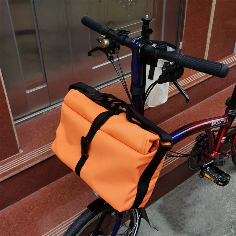 Bicycle Folding Bag Front Frame Carrier Bag For Brompton Custom Commuter Bag Big Storage Bag Carrier Block Package