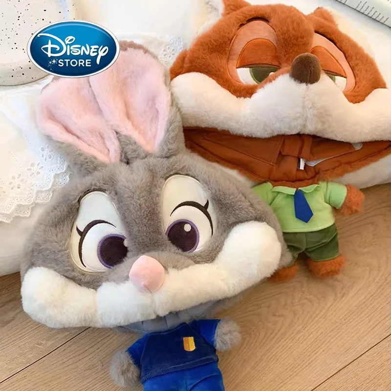 

Набор плюшевых шапок Disney Zootopia: Ник Вайлд и Джуди Хоппс — мягкие меховые головные уборы для взрослых и детей, для зимнего тепла и косплея