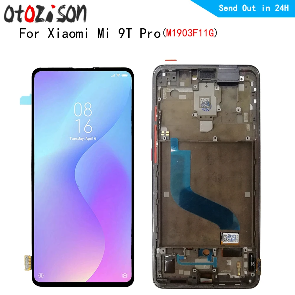 

6.39" AMOLED LCD For Xiaomi Mi 9T Pro M1903F11G LCD Display+Touch Panel Screen Digitizer with Frame Assembly For Xiaomi Mi9T Pro