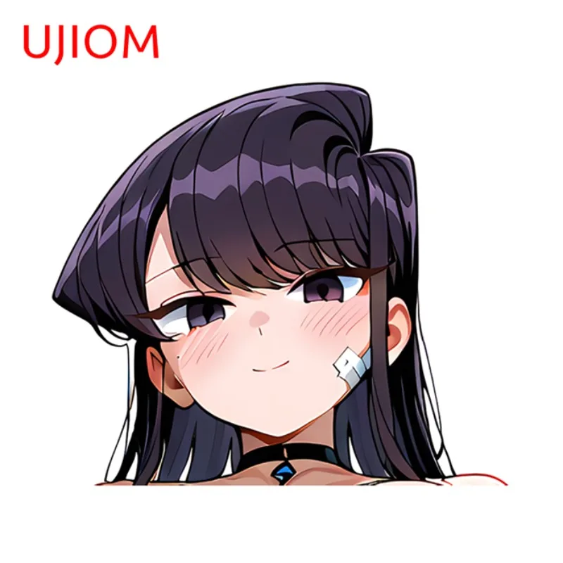 UJIOM Komi Shouko Standing Posture Wall Sticker Attractive Occlusion Scratch Adhesive Decal Amusing Game Room Decoration