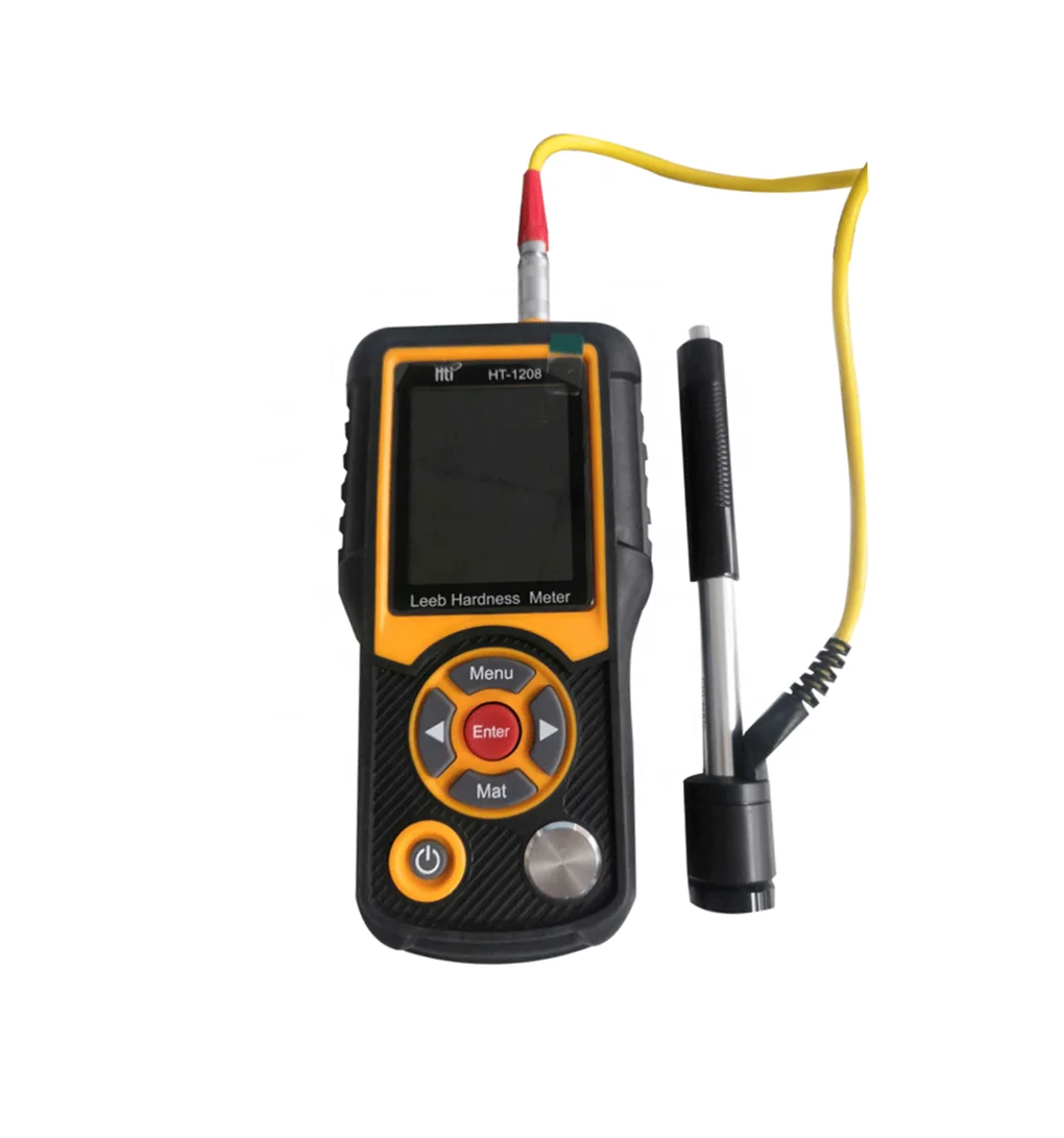 HT-1208 Digital Hardness Tester ABS High Accuracy Hardness Meter Durometer Scale with TFT Color Screen