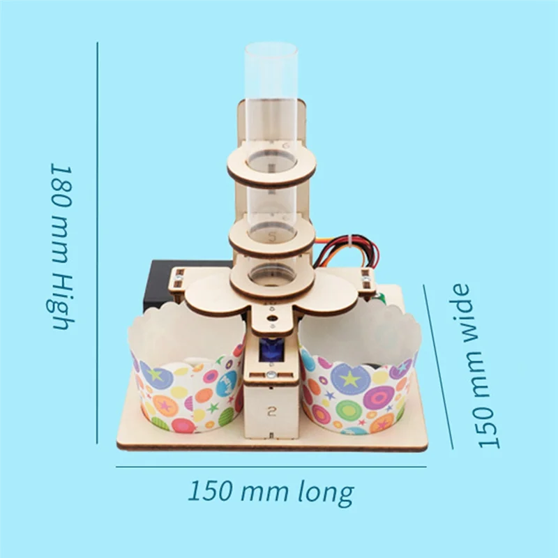 A60F-1Set Intelligent Go Sorter DIY Science Experimental Kit Youth STEAM Education Handicraft Model Wooden Technologia Science T