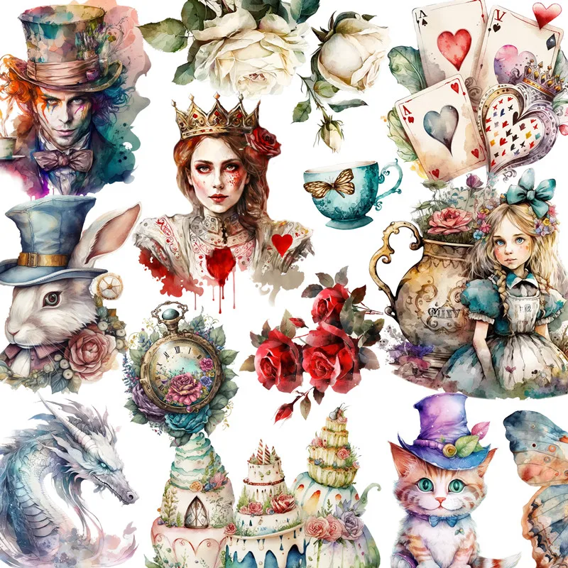 Bajkowe naklejki dla dziewczynek/naklejki do scrapbookingu/dekoracyjne naklejki/albumy ze zdjęciami DIY Craft notatnik