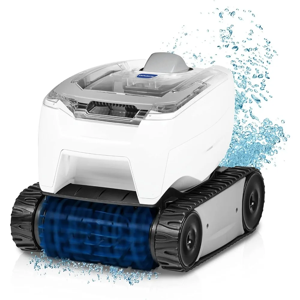 

P70 Robotic Pool Cleaner for Flat Bottom Pools, Transparent Lid w/Easy Clean Filter Canister, Compact & Lightweight