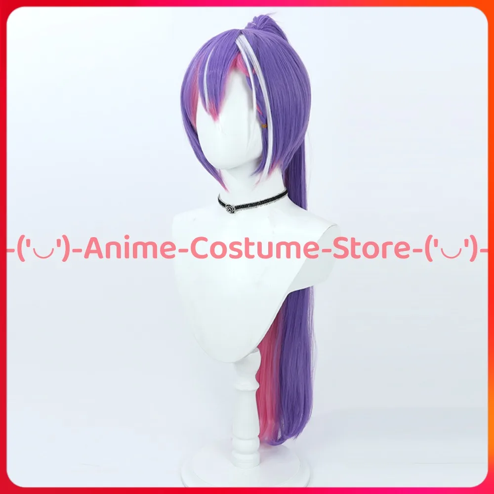 Hololive VTuber Gen 4 토코야미 토와 코스프레 가발 포니테일 애니메이션 캐릭터 할로윈 카니발 파티 의상 가발 합성 머리카락