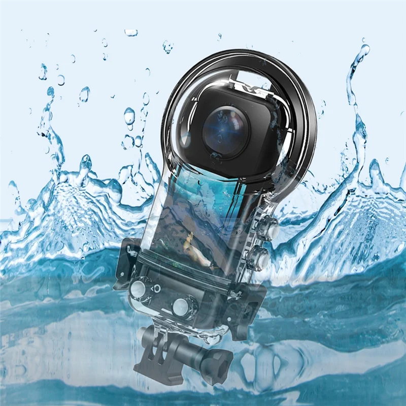 【Must-Haves】Diving Case Forinsta360 X4 Underwater Diving Case Insta360 X4 Camera Protective Anti-Scratch Diving Shell