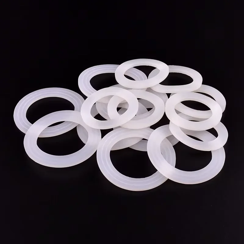 2-30Pcs Thickness 2.5mm Silicone Gasket Flat Gasket O-Ring Seal Washer for Inner Diameter 20 25 32 40 50mm Pipe Fittings