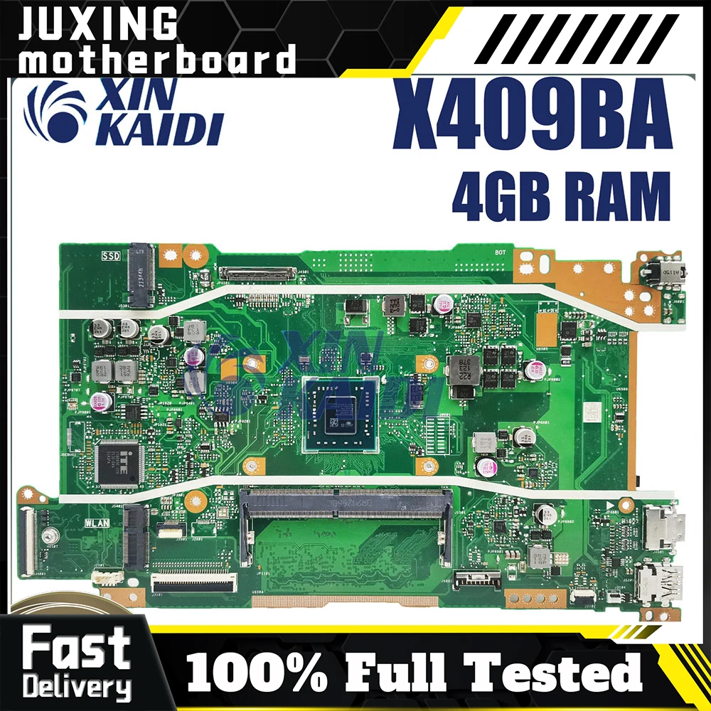 

X409BA для ASUS VivoBook D409BA M409BA D509BA M509BA X509BA Материнская плата ноутбука ​ Материнская плата ноутбука с процессором