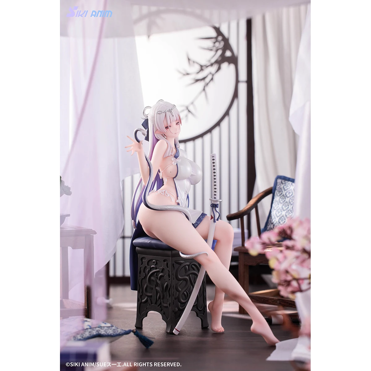 

HIPLAY SikiAnim Qing White Snake Color 1/7 Scale Art Figurine